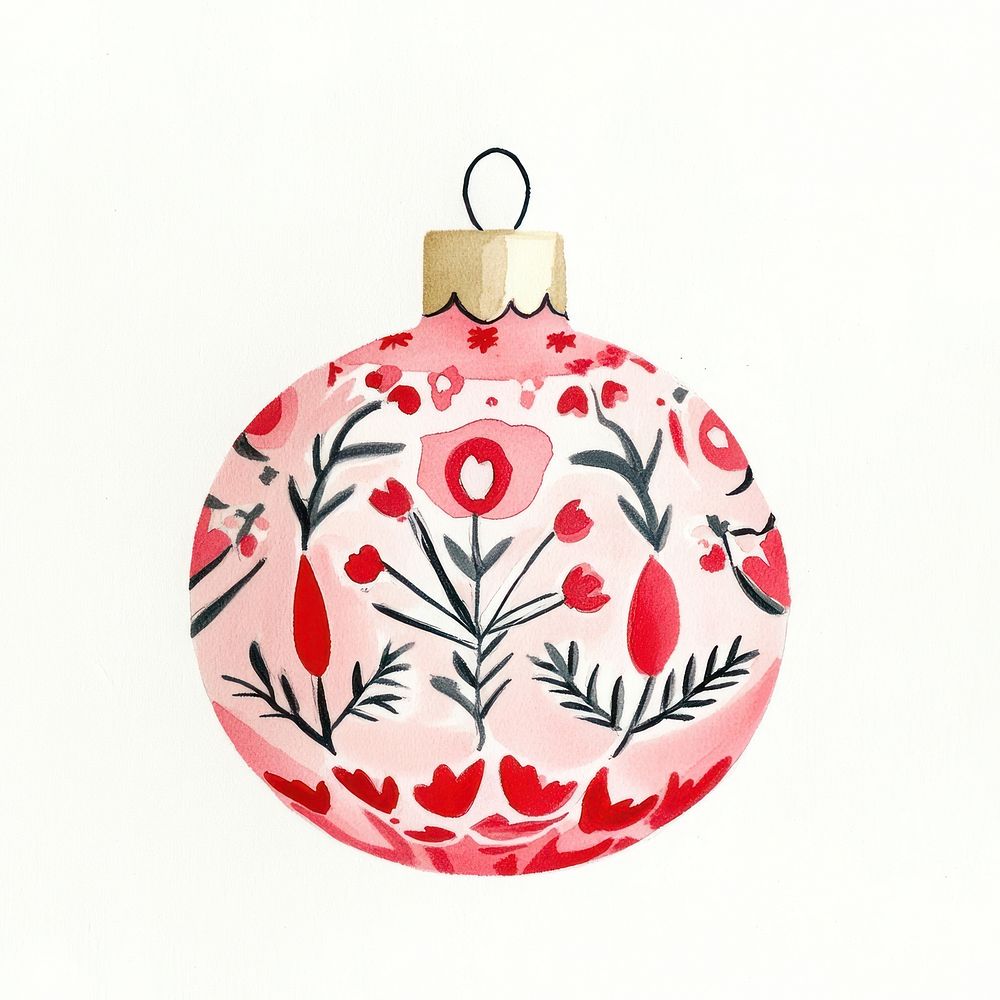 Christmas ornament art illustration christmas.