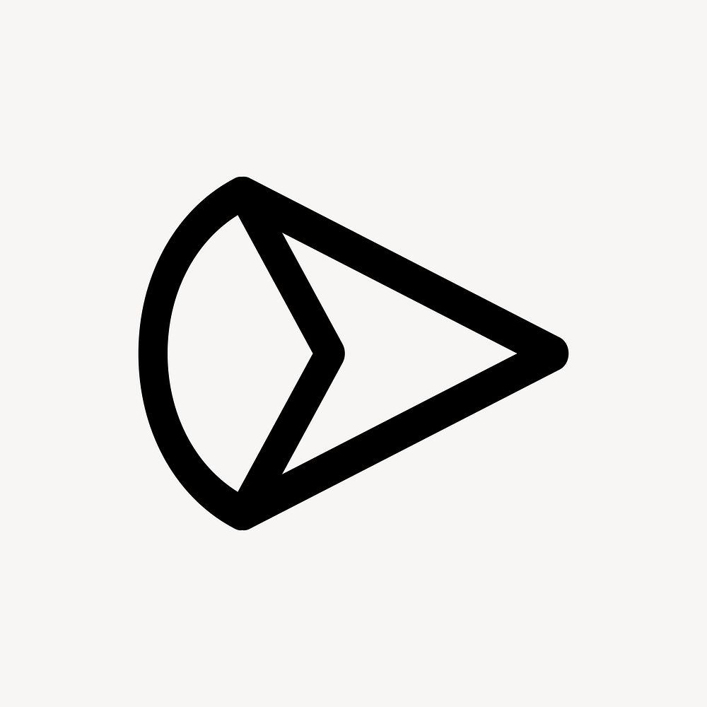 Minimalist envelope icon design illustration free photo illustration