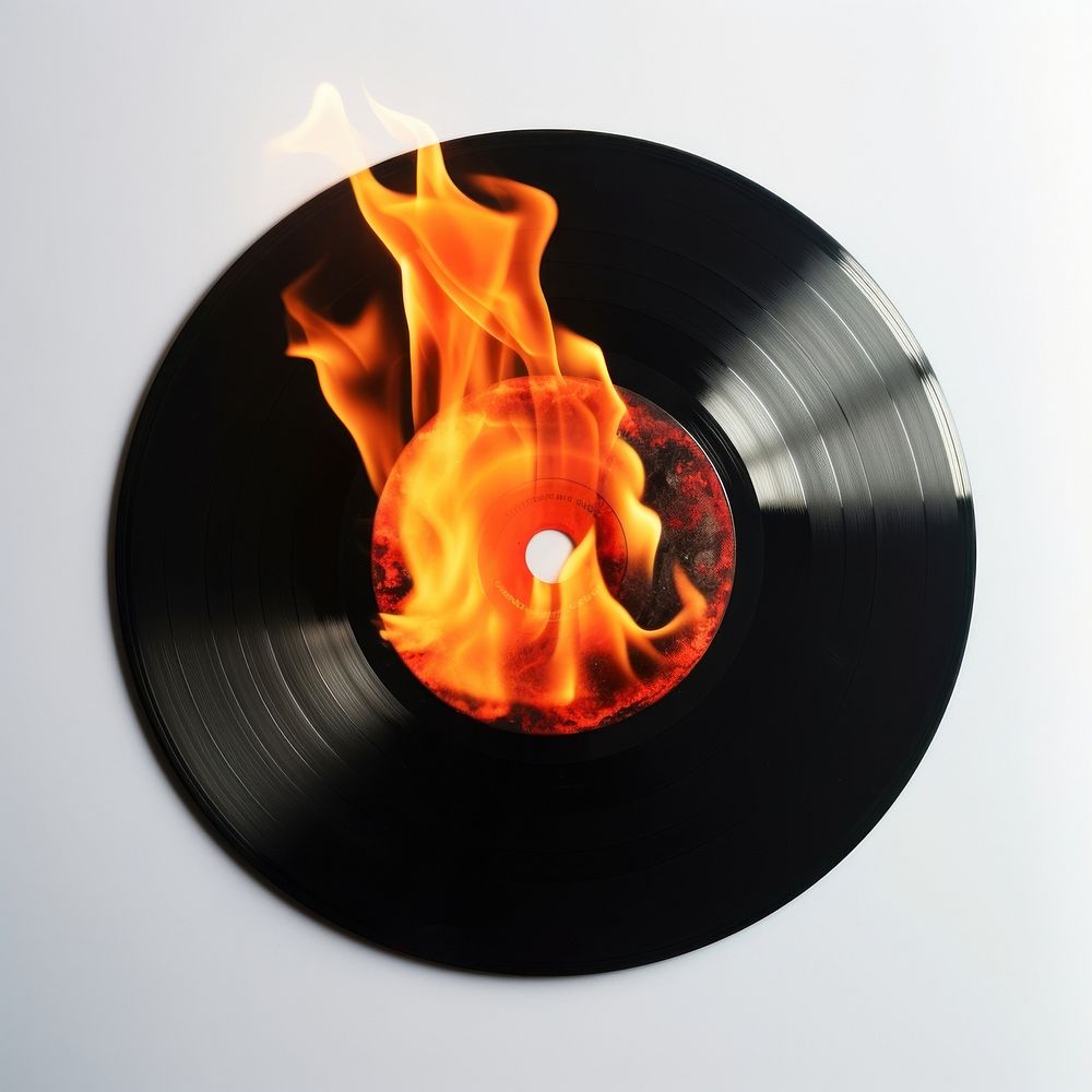 Photography of a Burning vinyl fire fireplace burning.