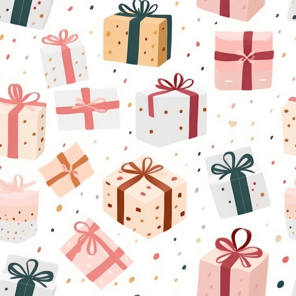 Gift boxes pattern backgrounds celebration. AI generated Image by rawpixel.