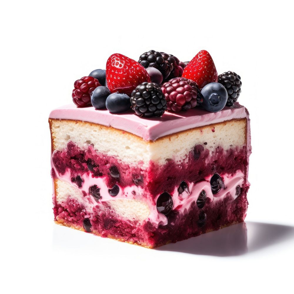 Berry cake berry raspberry blueberry. AI generated Image by rawpixel.