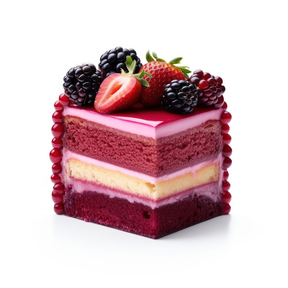 Berry cake berry strawberry raspberry. AI generated Image by rawpixel.