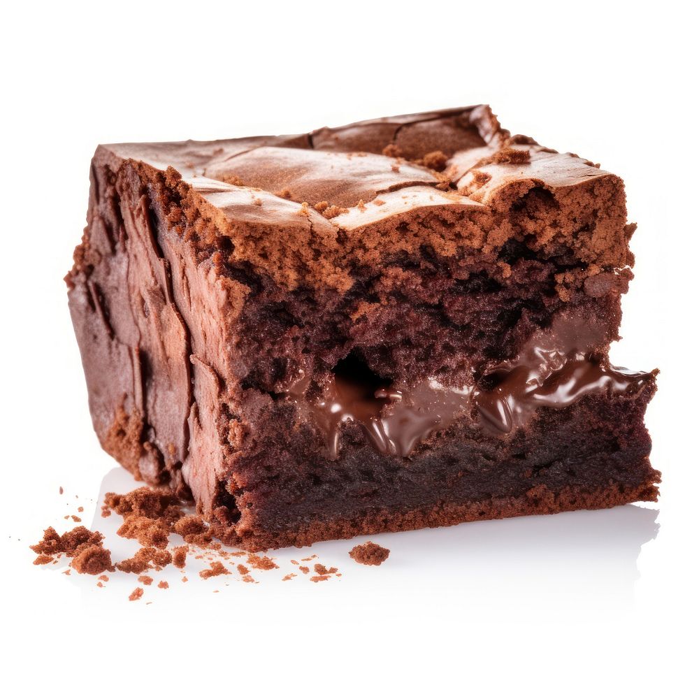 Brownie chocolate dessert brownie. AI generated Image by rawpixel.