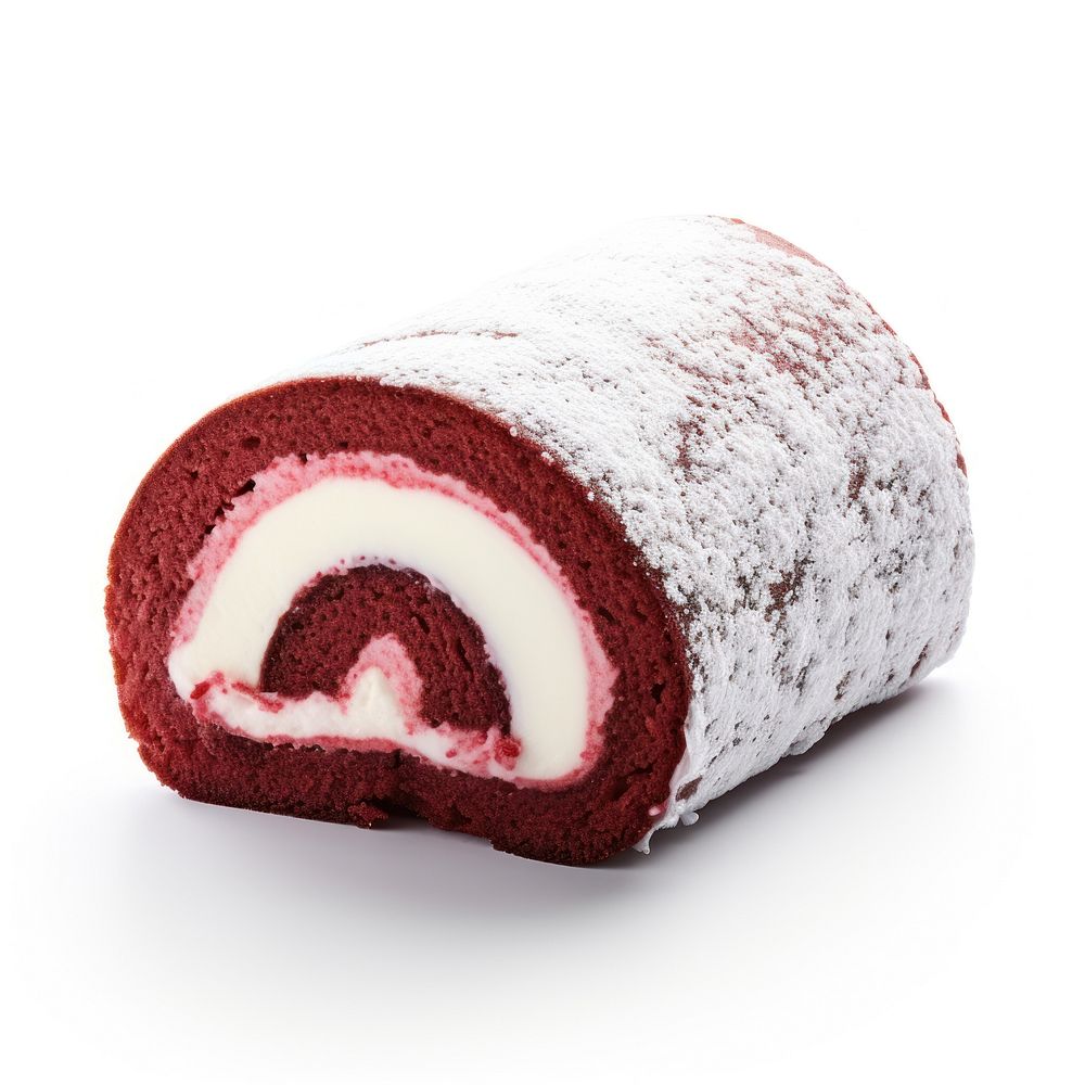 Cake Roll dessert food cake. AI generated Image by rawpixel.