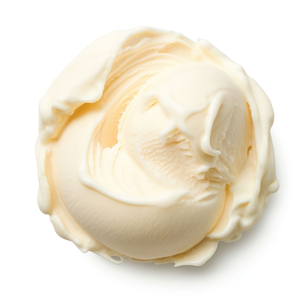 Vanilla cream dessert food. AI generated Image by rawpixel.