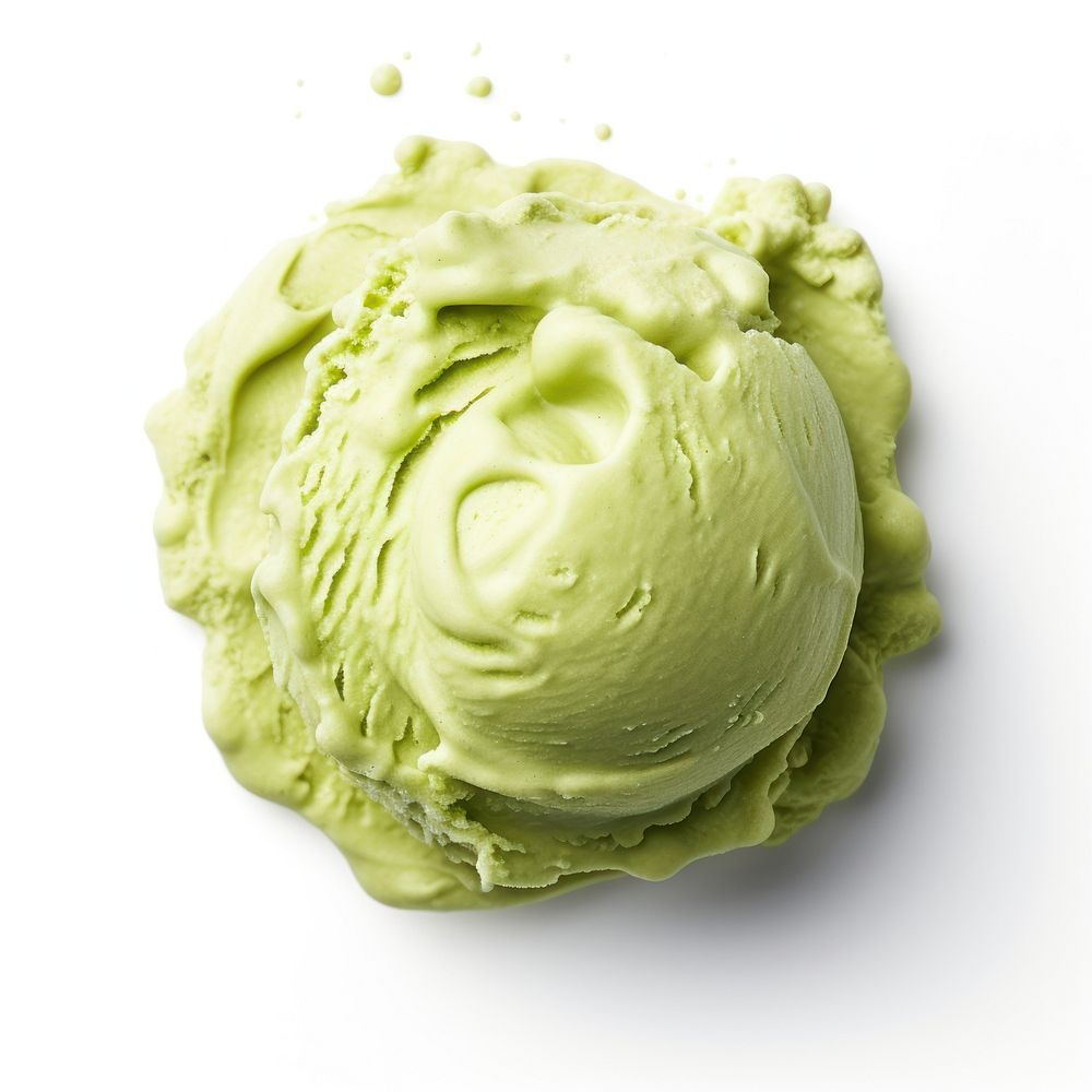Green tea dessert cream food. AI generated Image by rawpixel.