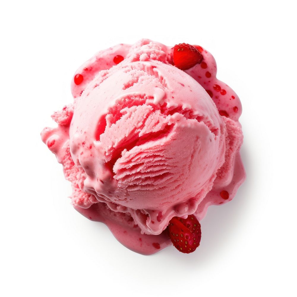 Strawberry cream strawberry dessert. AI generated Image by rawpixel.