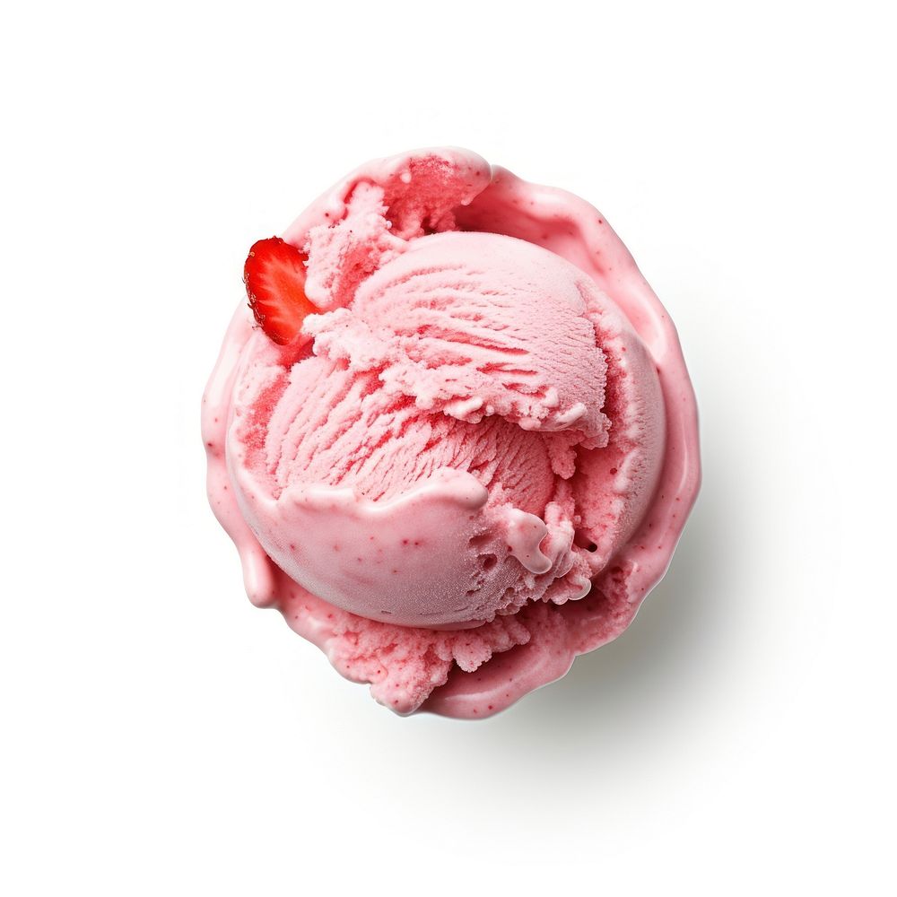 Strawberry cream strawberry dessert. AI generated Image by rawpixel.