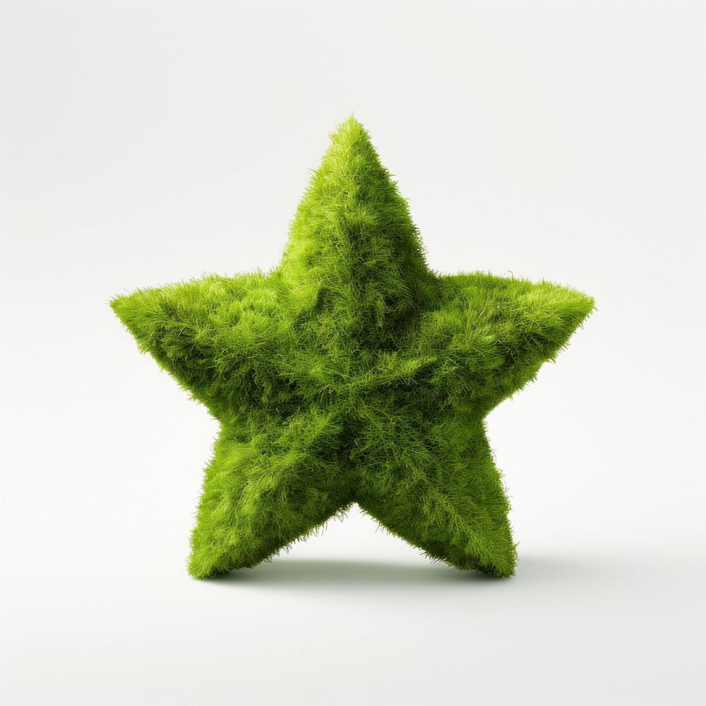 Star icon green moss white background. AI generated Image by rawpixel.