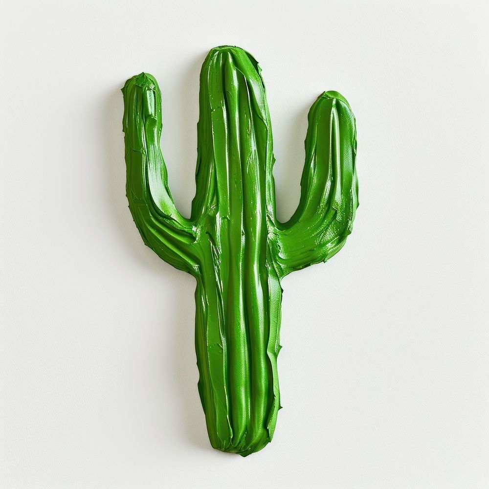 Plasticine of cactus plant food freshness.