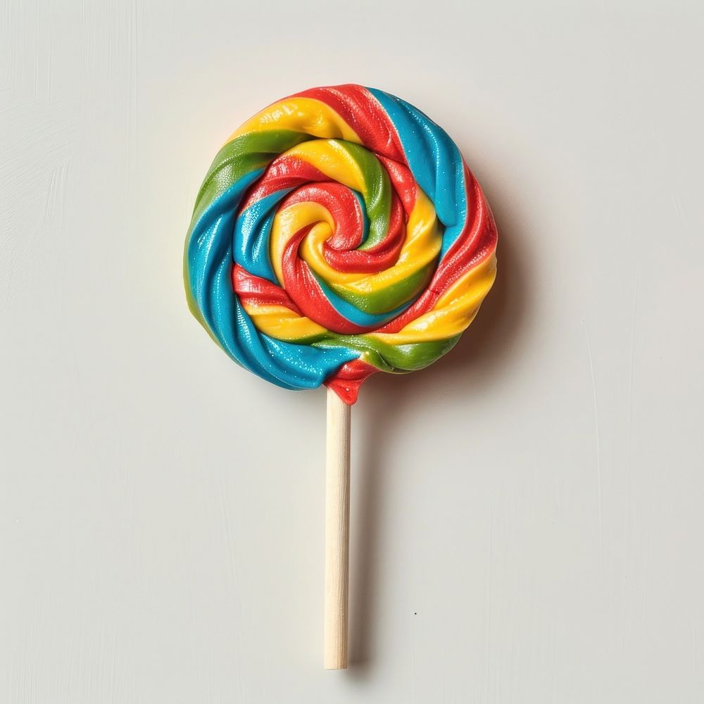 Plasticine of lollipop confectionery candy food.