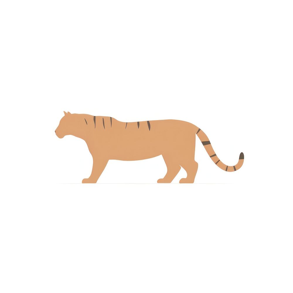 Big tiger wildlife cartoon animal. AI generated Image by rawpixel.