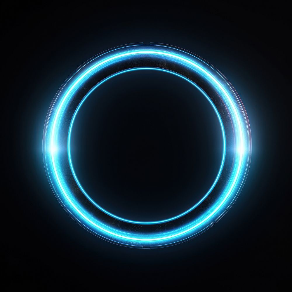 Circle light neon technology. | Free Photo Illustration - rawpixel