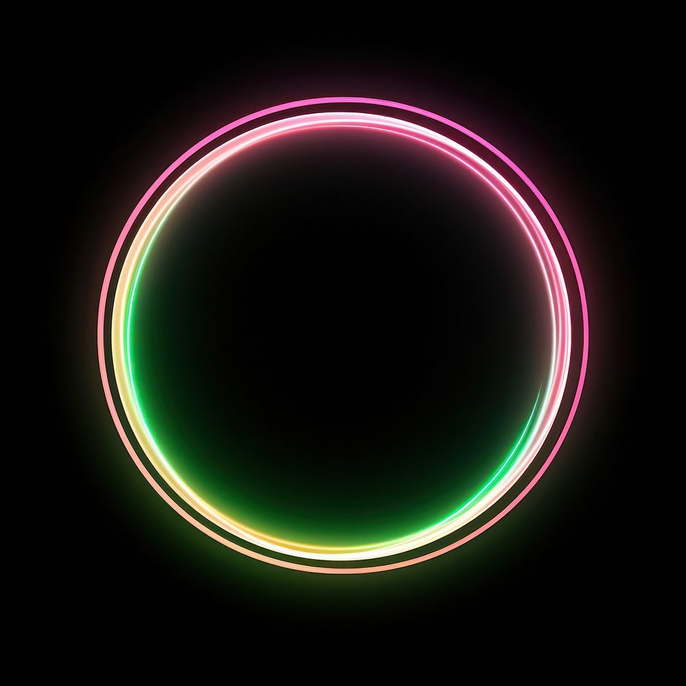 Circle abstract light green.