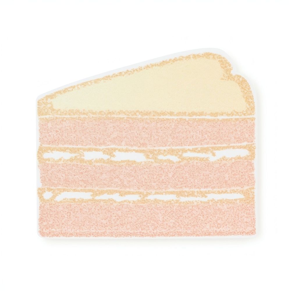 Cake dessert food white background. AI generated Image by rawpixel.