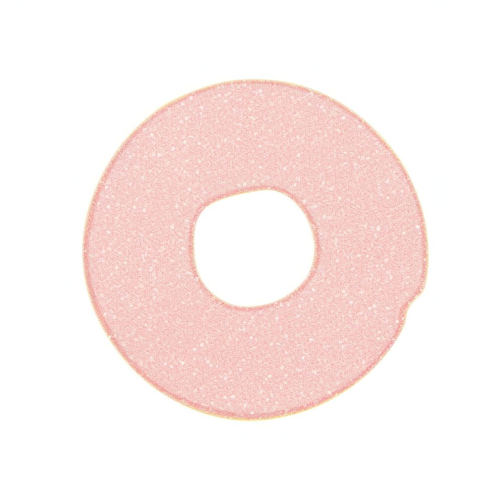 Donut white background confectionery bacterium. AI generated Image by rawpixel.