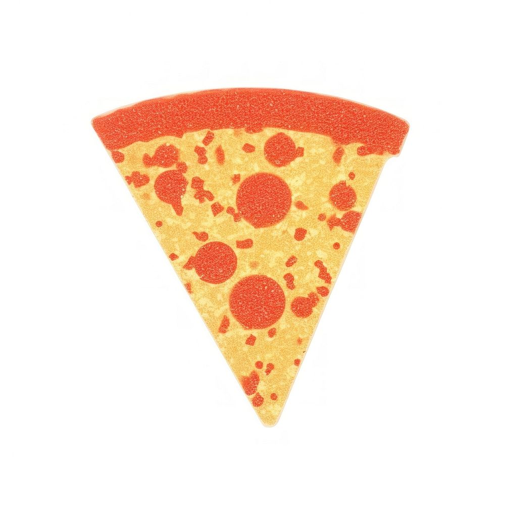 Pizza food white background pepperoni. AI generated Image by rawpixel.