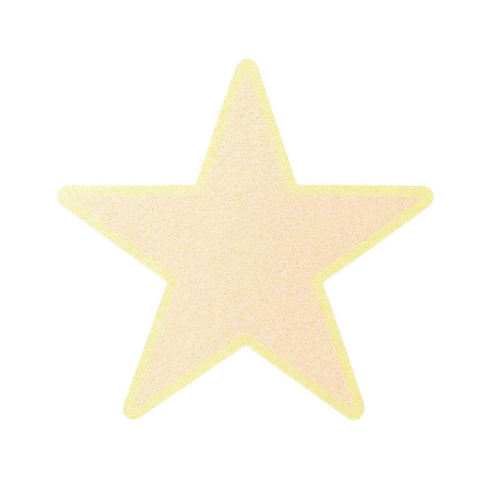 Star symbol white background echinoderm. AI generated Image by rawpixel.