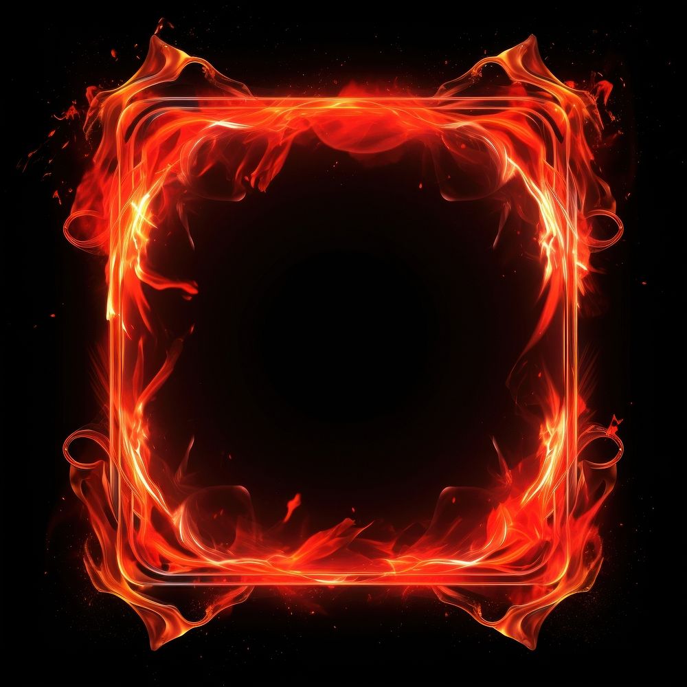 Fire frame light backgrounds abstract.