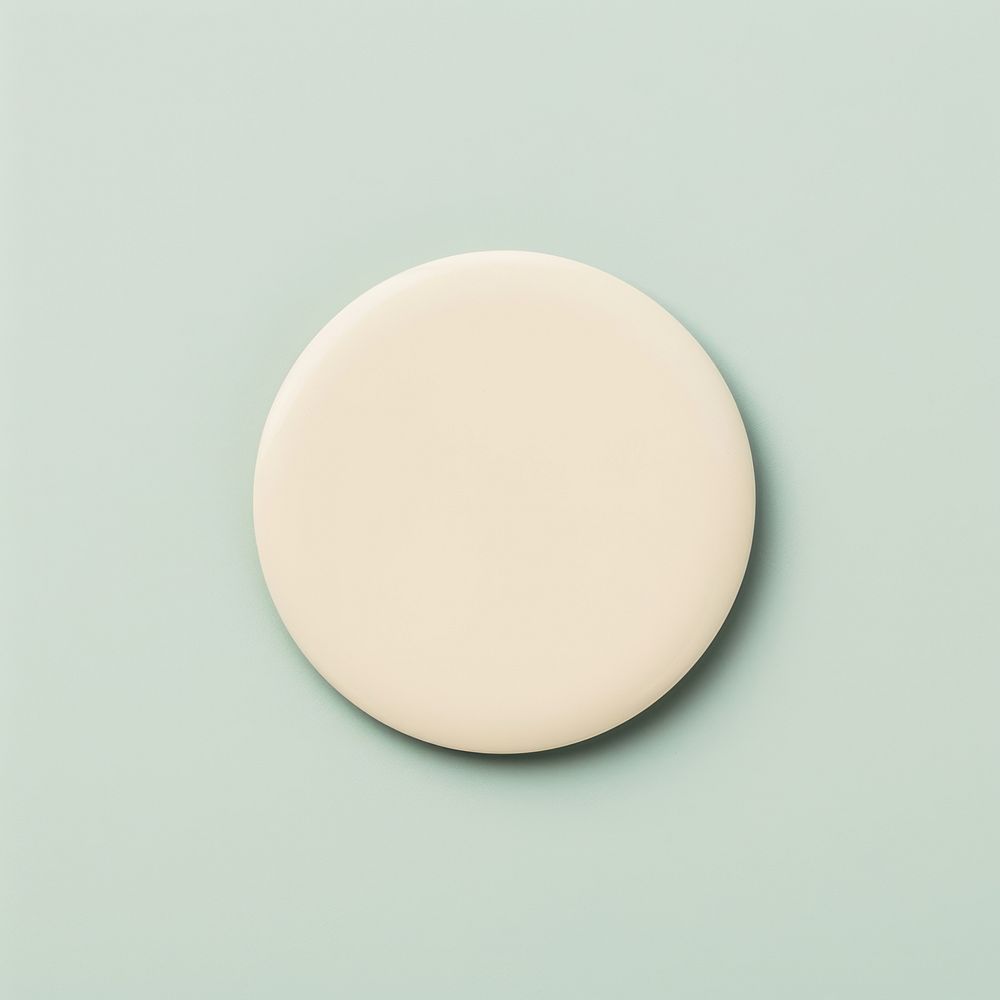 Badge sticker zigzag circle shape  confectionery simplicity porcelain.