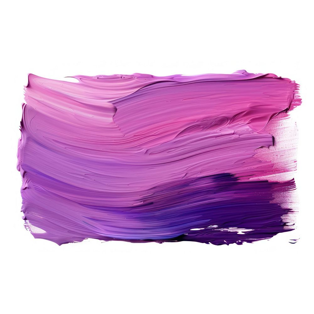Purple flat paint brush stroke backgrounds white background creativity.