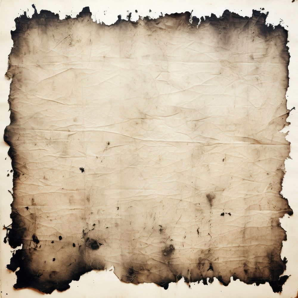 Paper with burnt backgrounds texture white background.