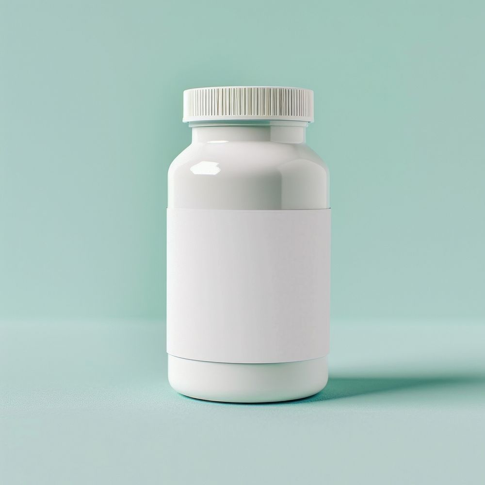 Pharmaceutical packaging  bottle label pill.