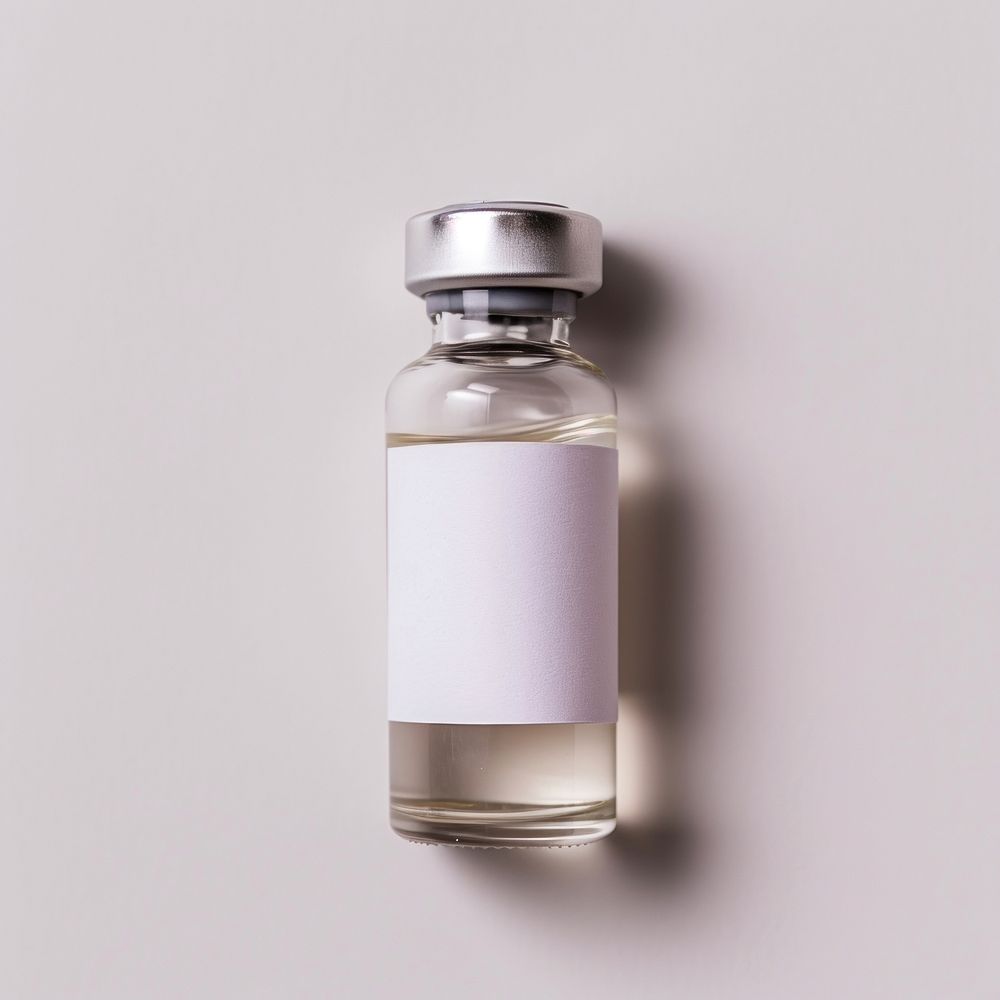 Sterile injection vial  cosmetics perfume bottle.