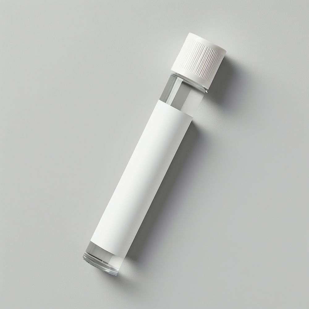 Vacutainer tube  cosmetics research lighting.