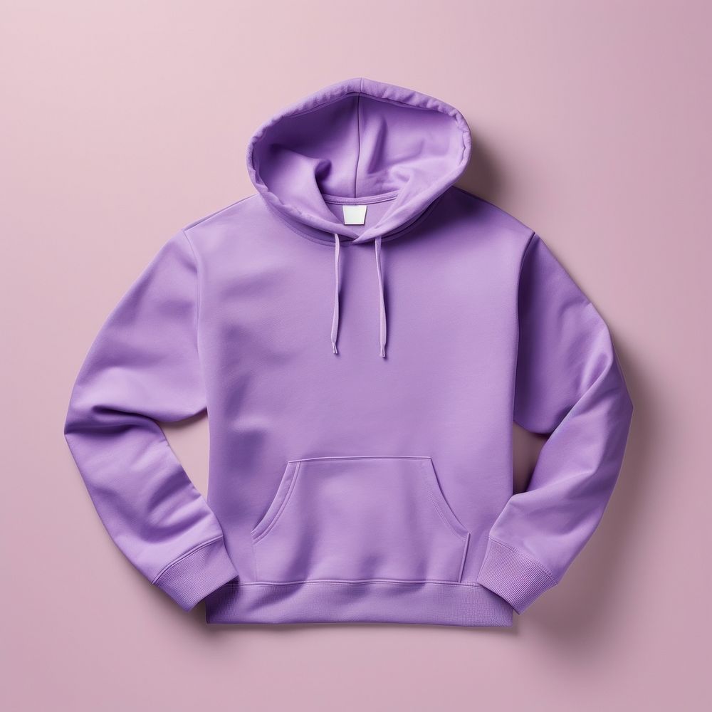 Hoodie  sweatshirt purple coathanger.