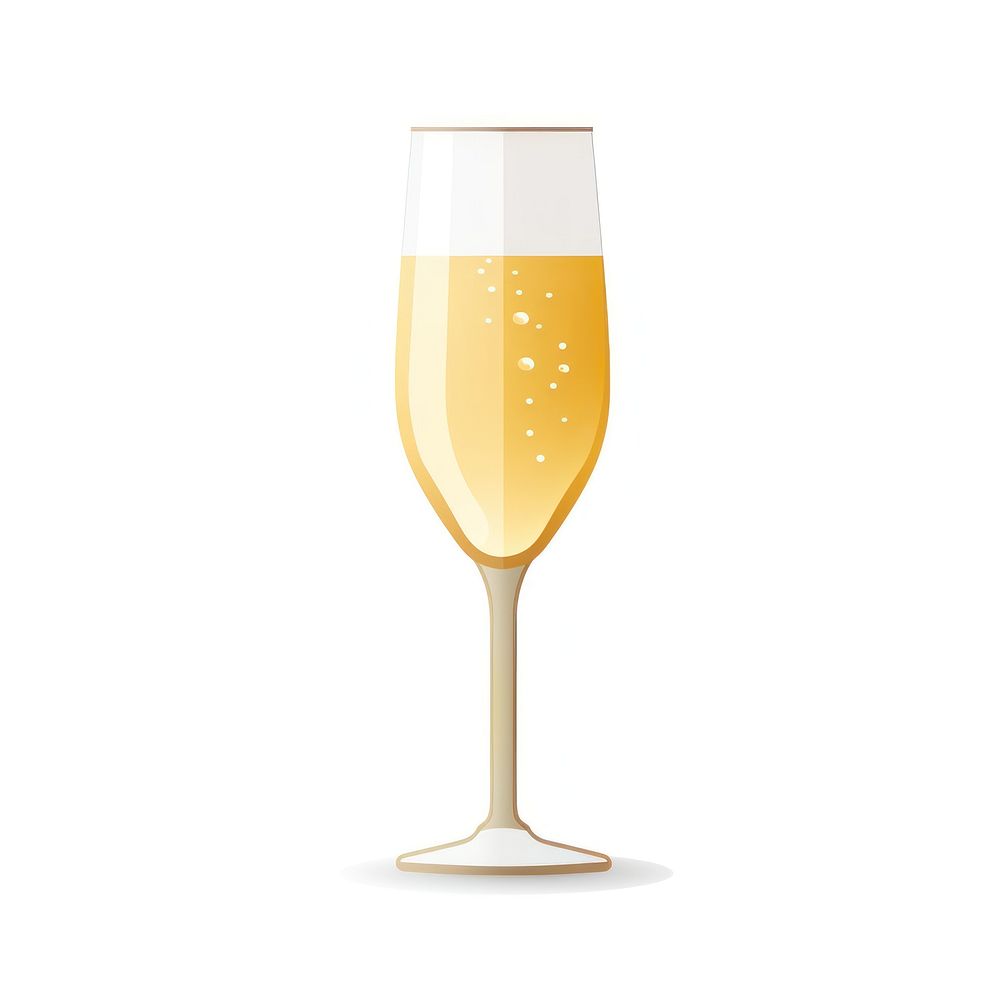 Champagne glass drink wine beer.