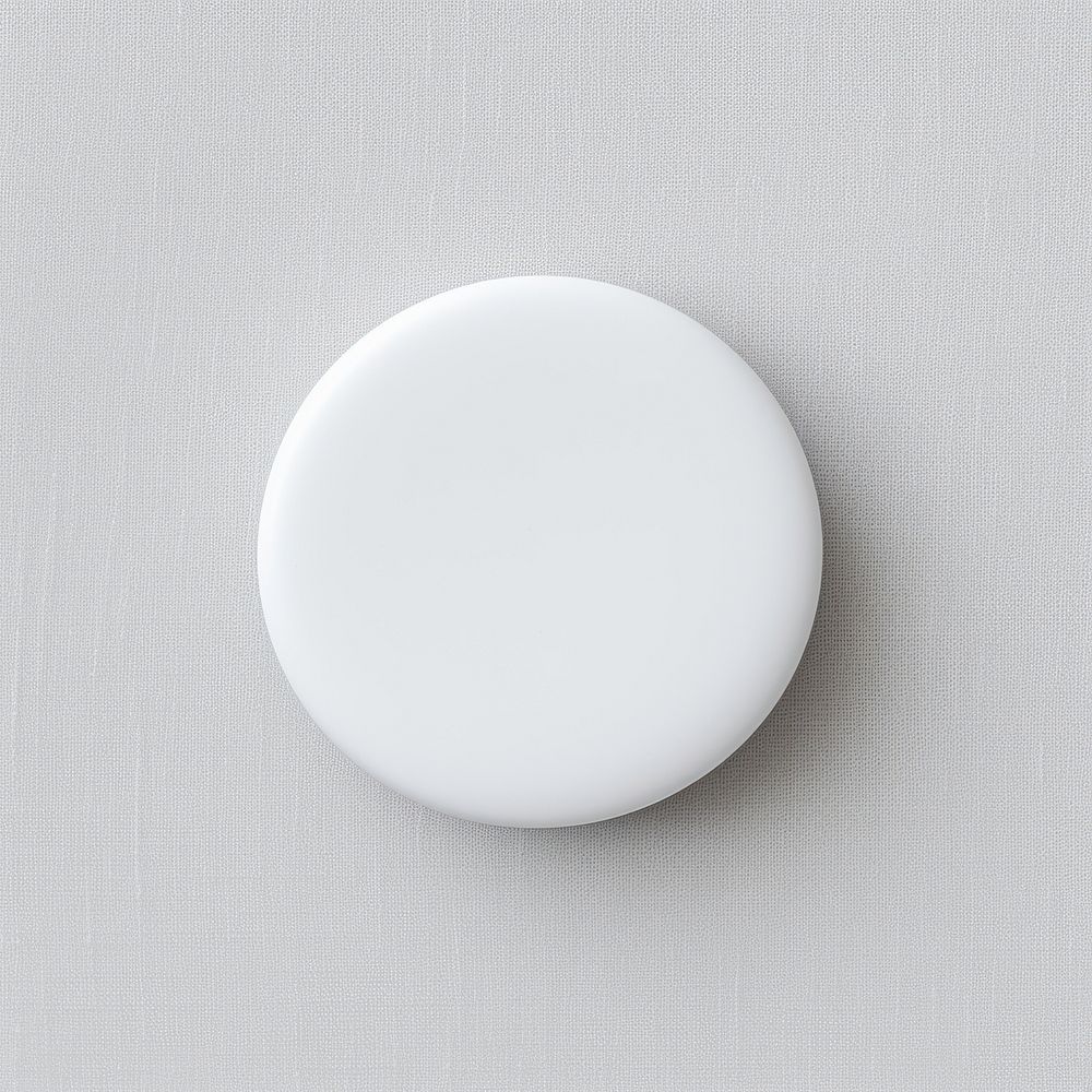 Button pin  white gray simplicity.