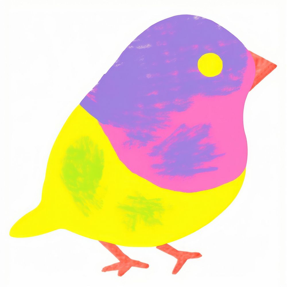 Bird animal canary vibrant color. AI generated Image by rawpixel.