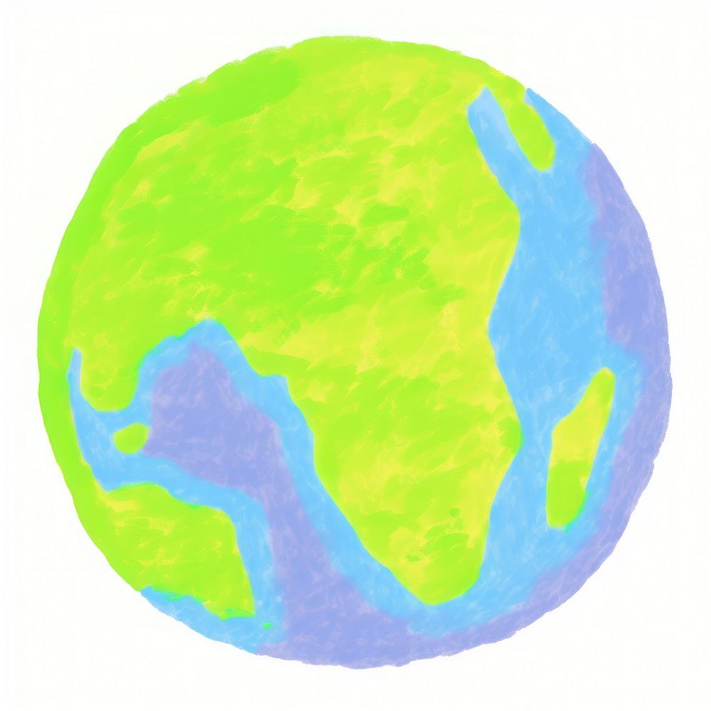 Earth abstract planet globe. AI generated Image by rawpixel.