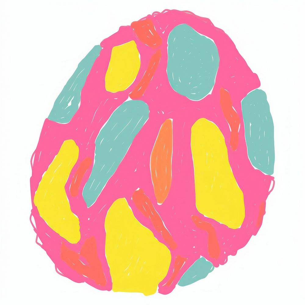 Egg vibrant color magnification confectionery. AI generated Image by rawpixel.