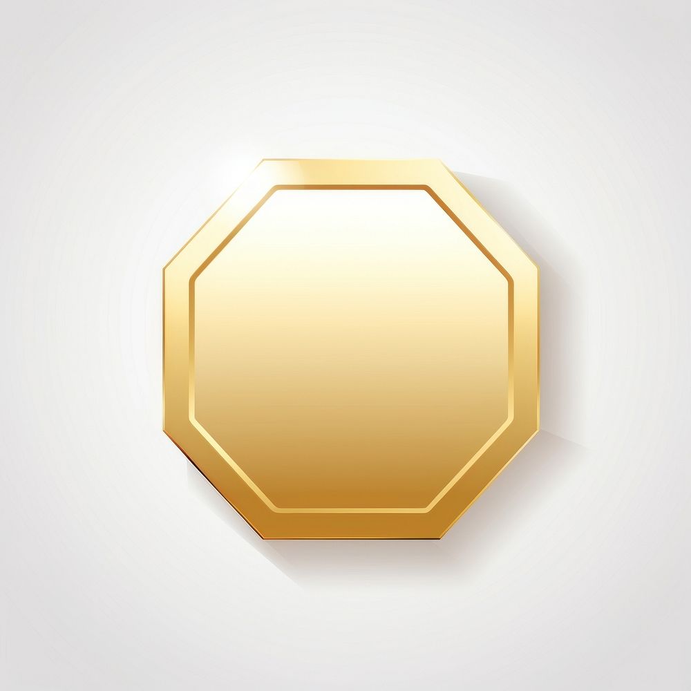 PNG Pentagon gold backgrounds copy space. AI generated Image by rawpixel.