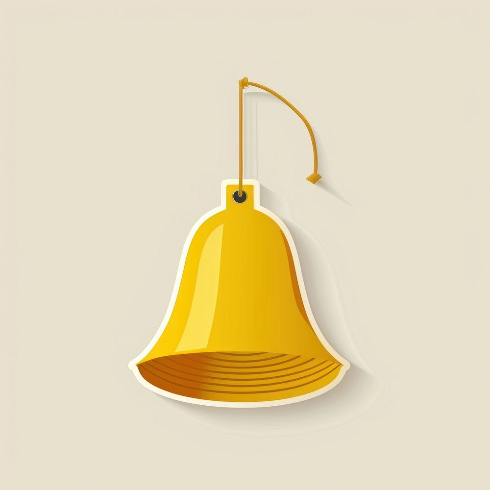PNG Bell shape lampshade yellow chandelier. AI generated Image by rawpixel.