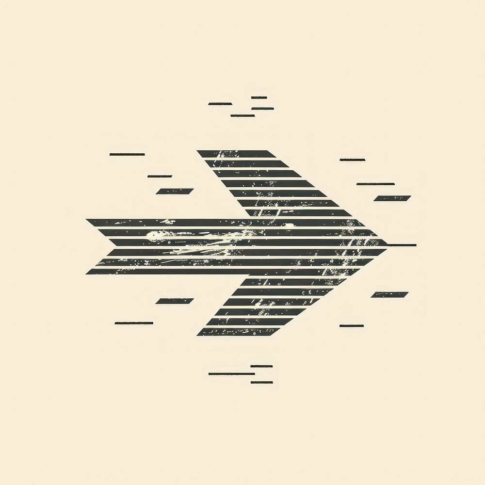 Shape line pattern drawing. AI generated Image by rawpixel.