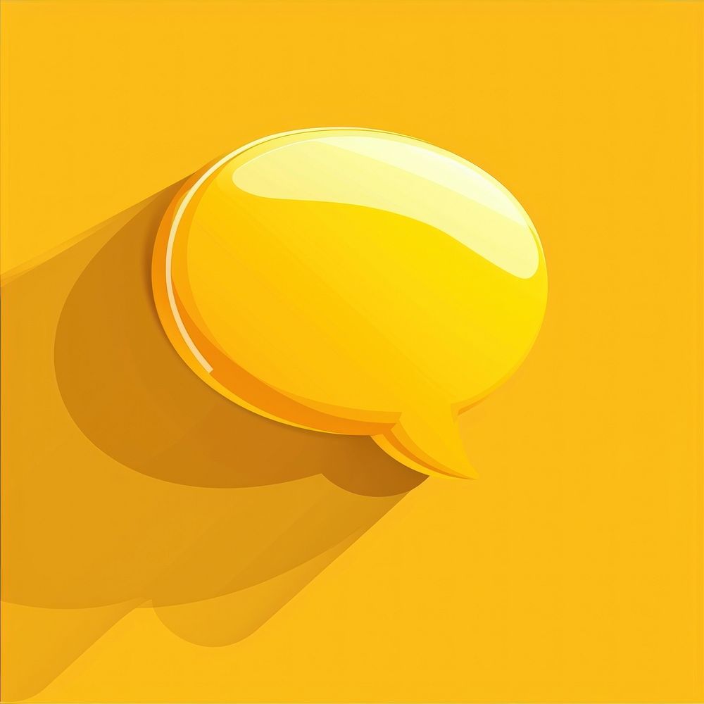 Yellow cartoon oval shape technology | Premium Photo Illustration ...