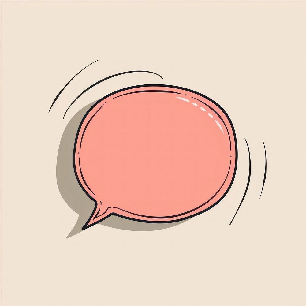 Cute outline oval shape copy space cartoon. AI generated Image by rawpixel.