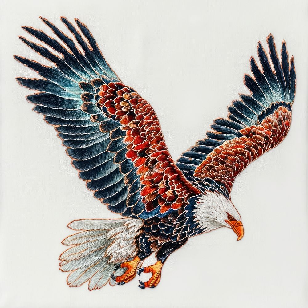 An Eagle flying vulture animal.