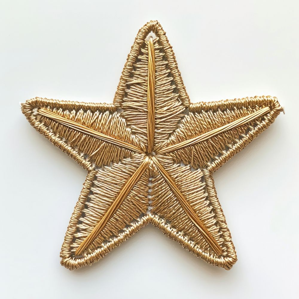 Simple Golden Star gold accessories echinoderm.