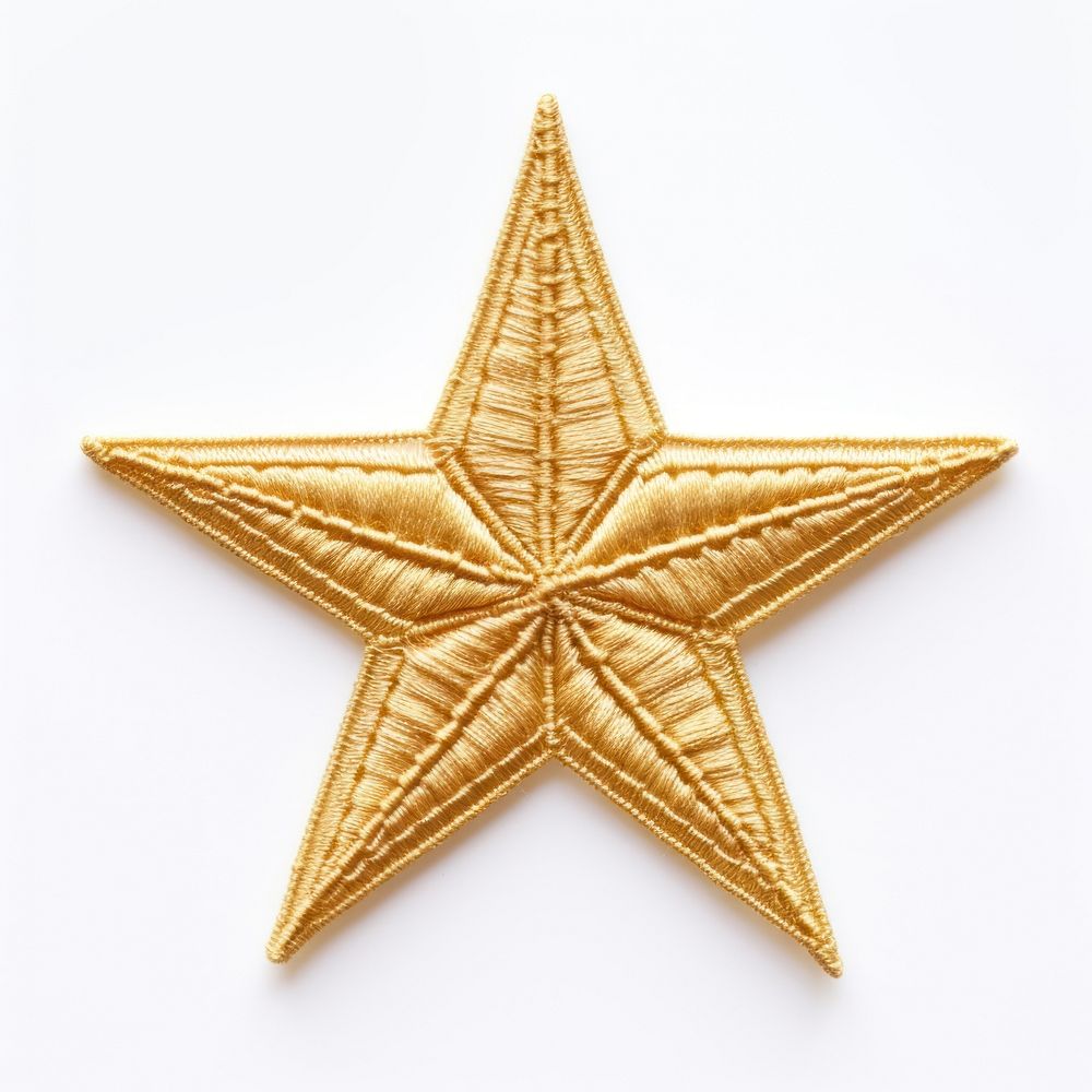 Simple Golden Star gold simplicity decoration.