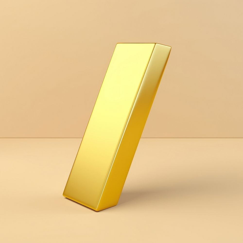 A gold bar simplicity jewelry yellow.