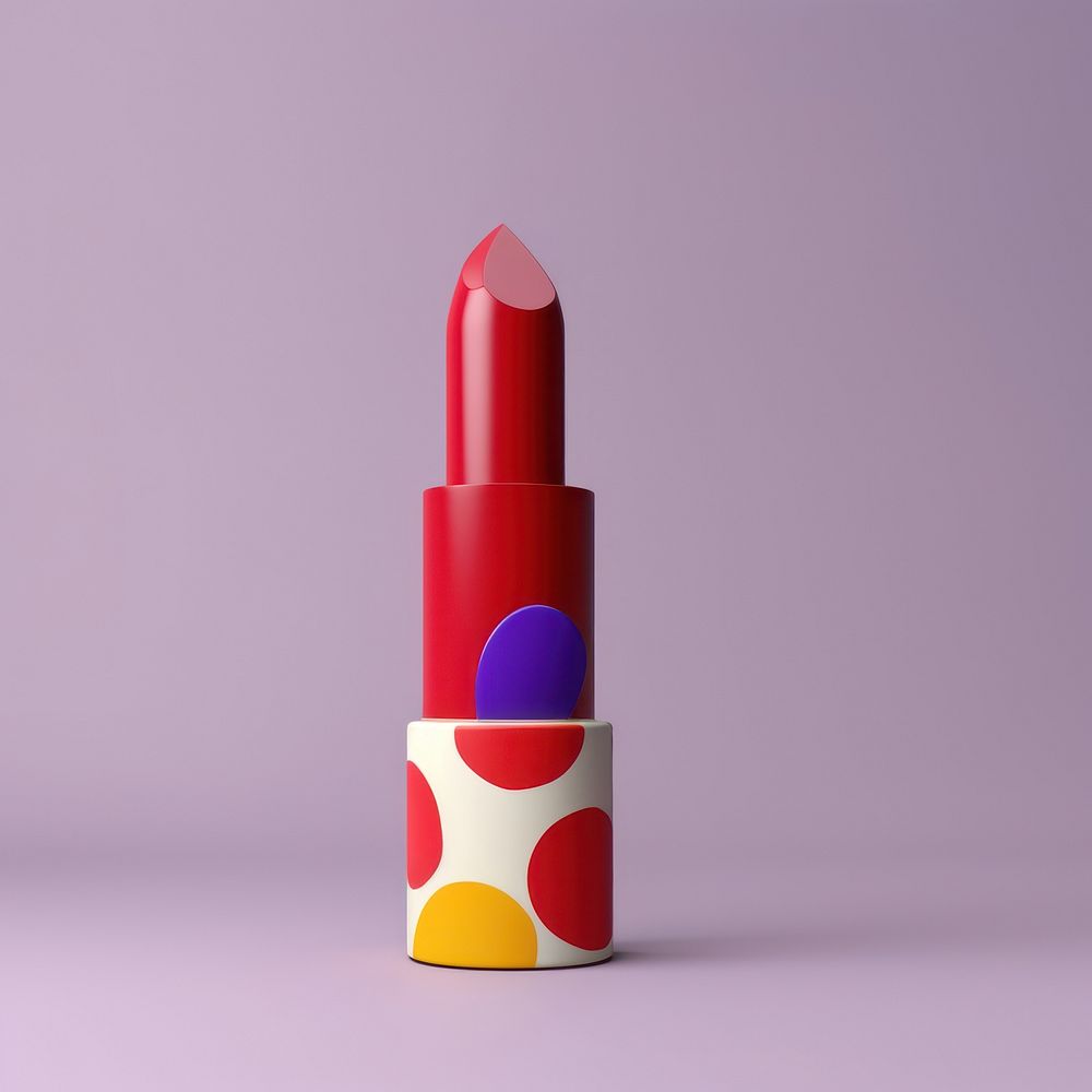 A lipstick vibrant color cosmetics glamour.