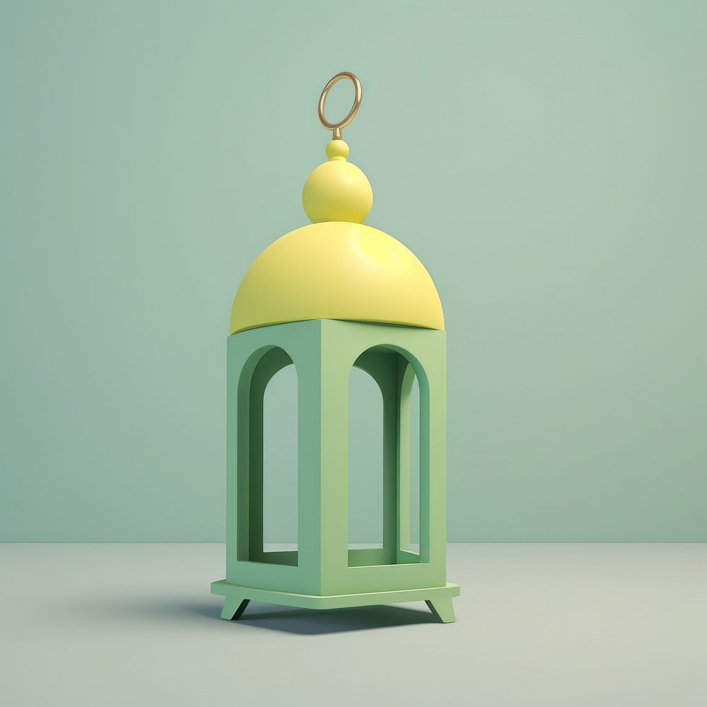 A muslim lantern lamp architecture decoration.