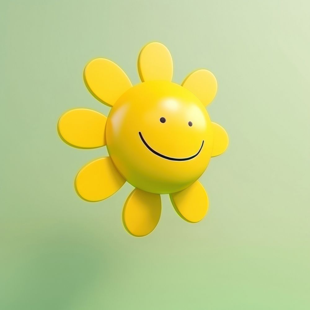 A Sunny cartoon sun anthropomorphic.