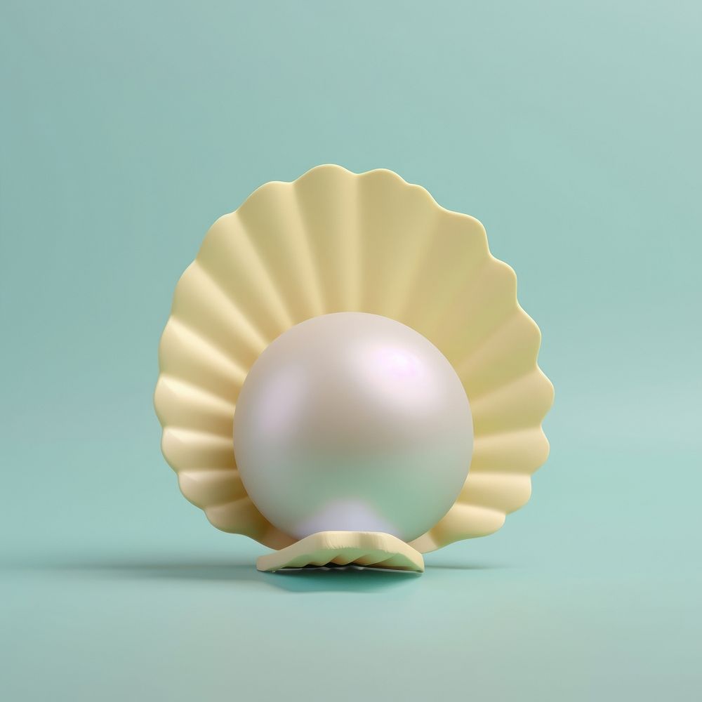 A pearl in shell jewelry invertebrate accessories.