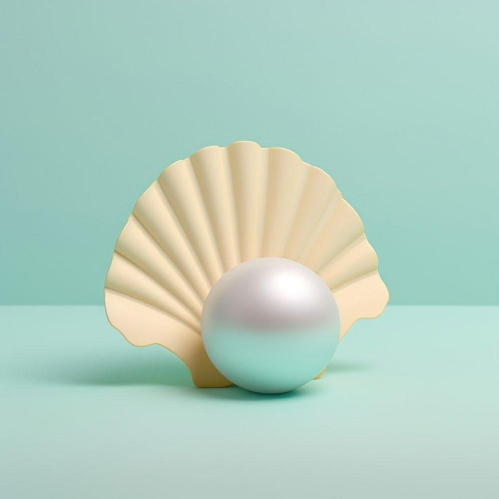 A pearl in shell jewelry invertebrate accessories.