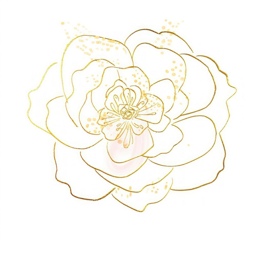 Flower sketch pattern drawing.